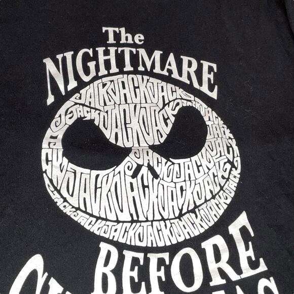 Old Navy Mens XL Nightmare Before Christmas T-Shirt Tim Allen Jack Skellington - Picture 5 of 9